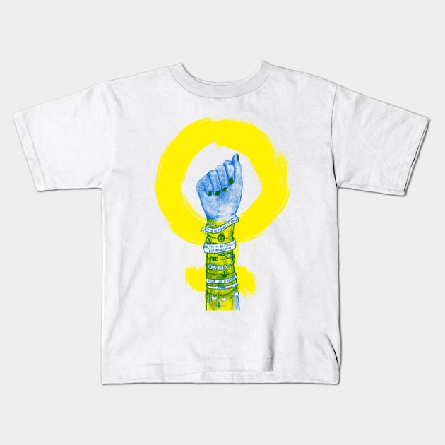 RESIST Kids T-Shirt by aLouro